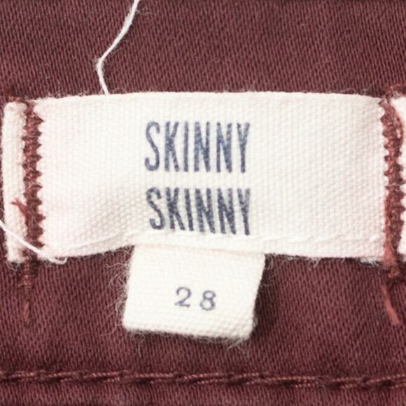 Madewell Maroon 5 Pocket Skinny Jeans Size 28 - Picture 9 of 12